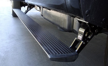 AMP steps installed on truck in Temecula, CA
